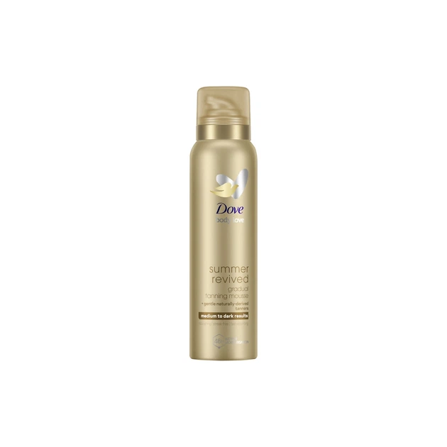 Автозасмага Dove Body Love Summer Revived Мус для тіла Від середнього до темного 150 мл (8710847962783) - Фото 1 Автозасмага Dove Body Love Summer Revived Мус для тіла Від середнього до темного 150 мл (8710847962783) - зображення 1