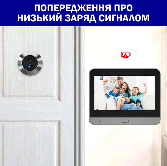 Видеодомофон Tuya Smart Video Doorbell ED-300PA / Дверной беспроводной звонок Wi-Fi с ИК-подсветкой и датчиком движения - изображение 3