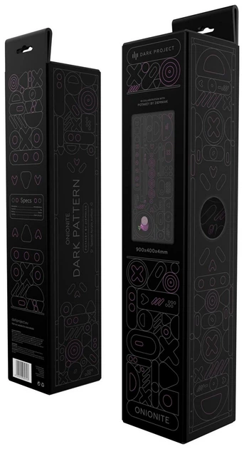 Podkładka pod myszkę Dark Project Onionite Dark Pattern (5292910039743) - obraz 2