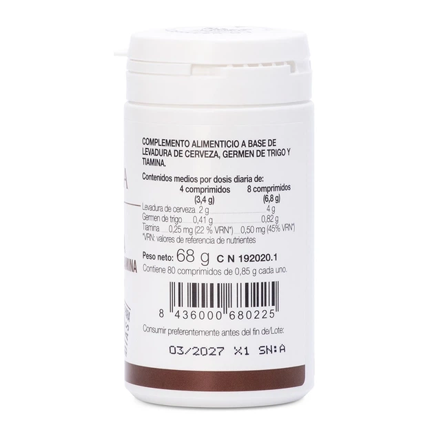 Дієтична добавка Ana Maria LaJusticia Brewer’s yeast 80 таблеток (8436000680218) - зображення 2