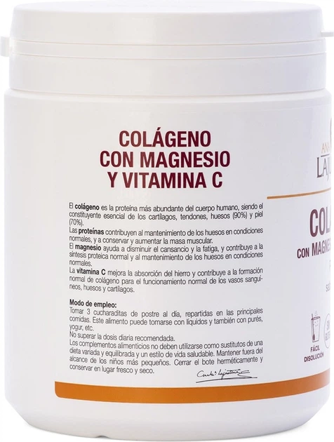 Suplement diety Ana Maria Lajusticia Colageno con magnesio + vit.C Truskawka 350 g (8436000680737) - obraz 3