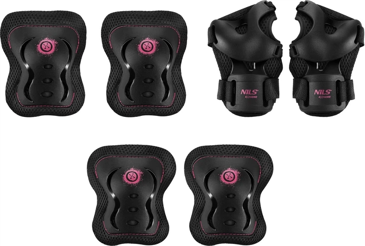 Zestaw ochraniaczy Nils Extreme H320 Rozmiar XL Fly Różowy (5905504100278) - obraz 2
