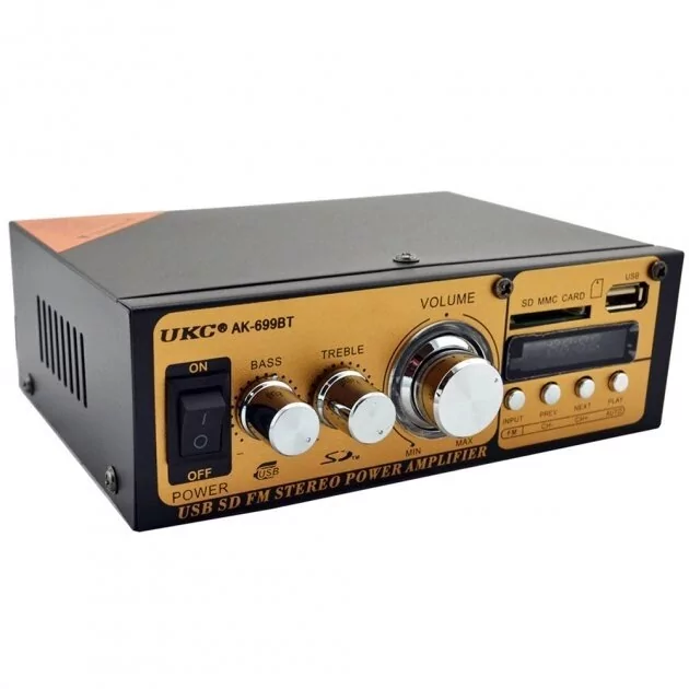 Мощный усилитель AMP 699 Bluetooth UKC 25 Вт 40 Вт стерео аудио - Фото 5 Мощный усилитель AMP 699 Bluetooth UKC 25 Вт 40 Вт стерео аудио - изображение 5