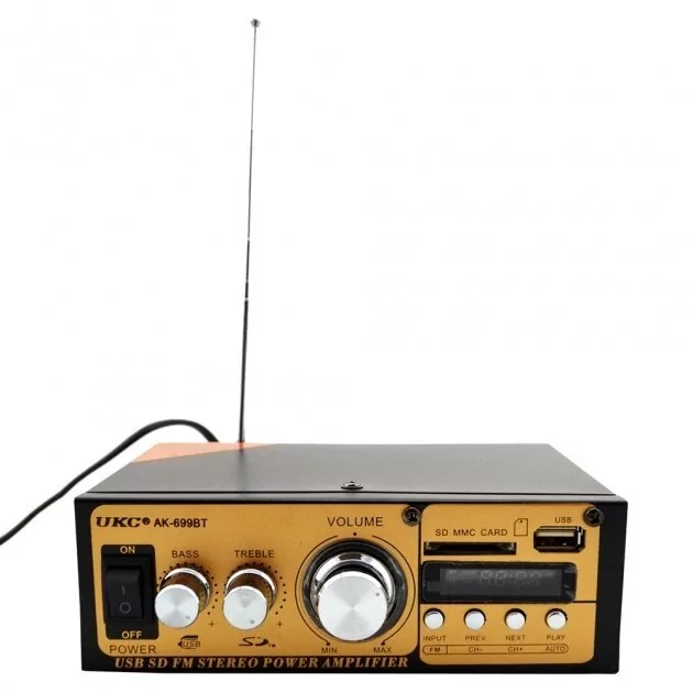 Мощный усилитель AMP 699 Bluetooth UKC 25 Вт 40 Вт стерео аудио - Фото 6 Мощный усилитель AMP 699 Bluetooth UKC 25 Вт 40 Вт стерео аудио - изображение 6
