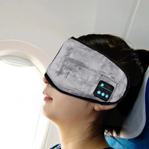 Маска для сна с наушниками Bluetooth MUSIC GOGGLES AND183 / Повязка на глаза с гарнитурой - изображение 4