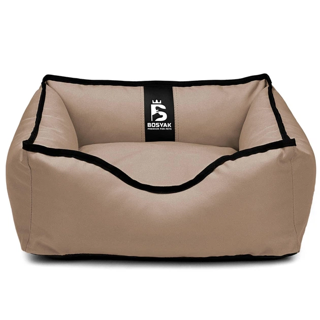 Уличная лежанка для маленьких собак BOSYAK Outdoor Waterproof 50x45 Бежевая (4-6 кг) - изображение 4