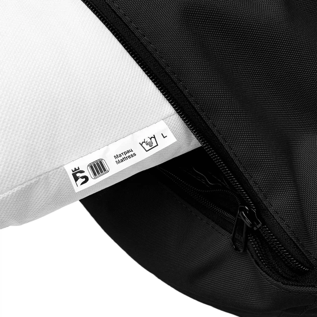 Уличная лежанка для средних собак BOSYAK Outdoor Waterproof 90х80 Черная (12-20 кг) - изображение 11