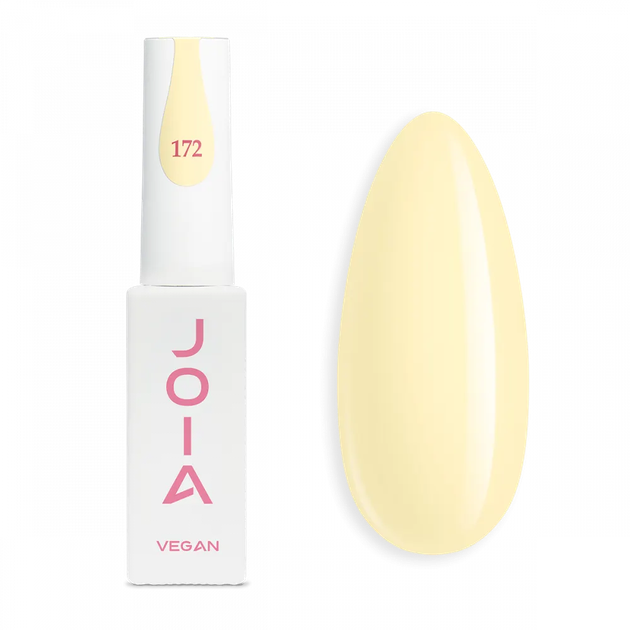 Гель-лак жовтий, емаль JOIA vegan №172 6 мл - Фото 1 Гель-лак жовтий, емаль JOIA vegan №172 6 мл - зображення 1