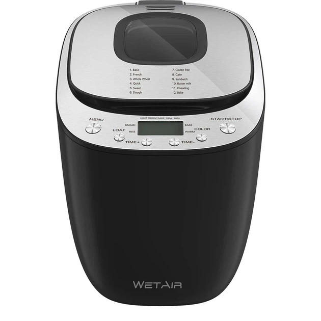 Хлібопічка WetAir WBM-X4406 Black UA - изображение 2