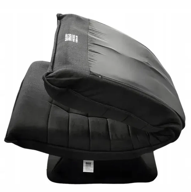 Кресло вращающееся Bass Polska BH 30043 MDR раскладное для отдыха и релакса черного цвета - изображение 4
