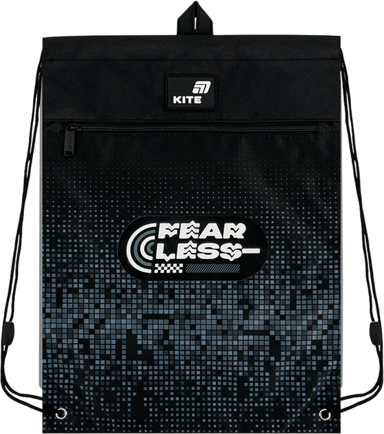Сумка для взуття Kite Fearless 46х33 см Чорна (K26-601M-32) - зображення 4