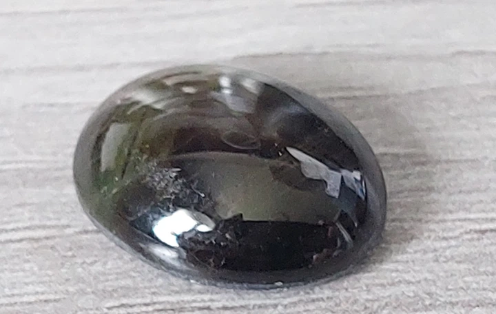 Звездчатый сапфир черный 9.97 Ct 14.2 х 11.1 х 5.5 mm (4265) - изображение 4