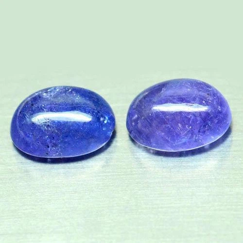 Танзанит пара 5.84 CT 7.2 X 9.3 X 4.9 - 7.0 X 9.4 X 4.6 mm (2043230) - изображение 2