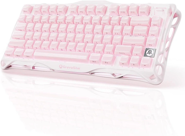 Клавиатура Беспроводная Gravastar Mercury K1 Sakura Pink Игровая