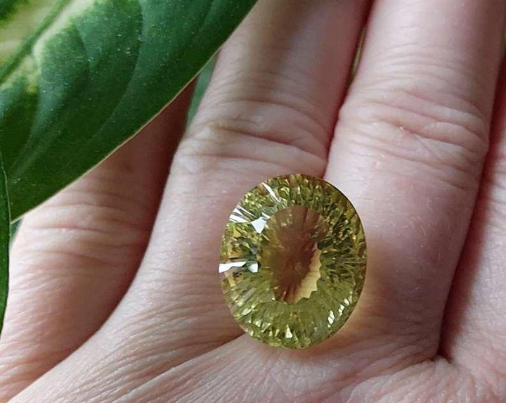 Лимонный кварц 24.33 ct 20 x 16.7 mm (243320) - Фото 3 Лимонный кварц 24.33 ct 20 x 16.7 mm (243320) - изображение 3