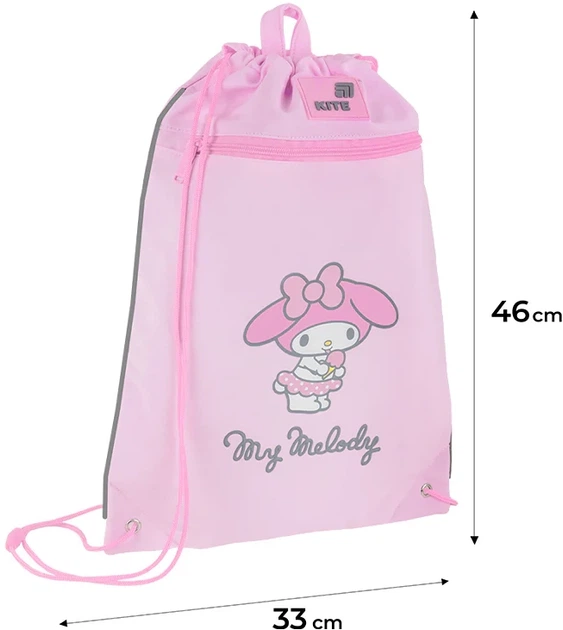 Сумка для взуття Kite My Melody 46х33 см Рожева (HK26-601M-8) - зображення 3