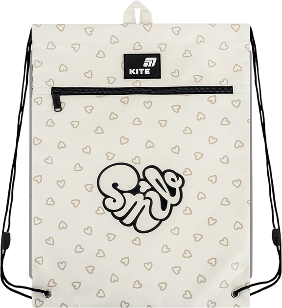Сумка для взуття Kite Shimmer&Smile 46х33 см Бежева (K26-601M-31) - зображення 4