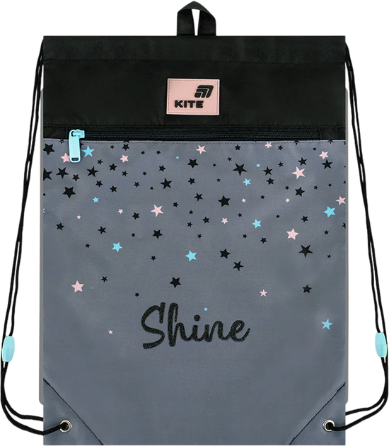 Сумка для взуття Kite Shine 46х33 см Темно-сіра (K26-601M-26) - зображення 4