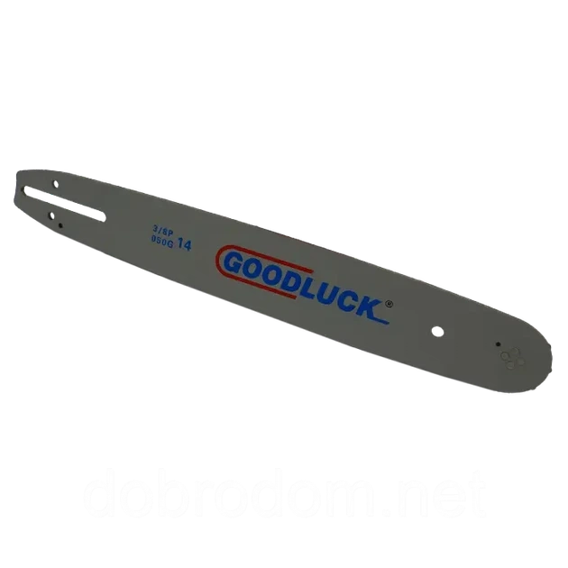 Шина для бензопилы 35 GOODLUCK (14") 4 заклепка, 52 зв., толщ. 1.3, 3/8 шаг - Фото 1 Шина для бензопилы 35 GOODLUCK (14") 4 заклепка, 52 зв., толщ. 1.3, 3/8 шаг - изображение 1