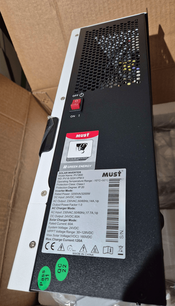 Гібридний інвертор 3кВт Must PV18-3224 VPM II MPPT - Фото 5 Гібридний інвертор 3кВт Must PV18-3224 VPM II MPPT - изображение 5