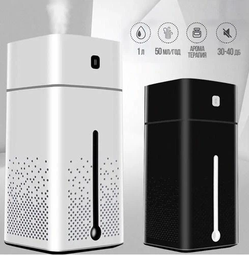 Зволожувач повітря USB-A підключення 1 л Чорний - изображение 7