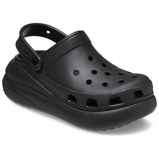 Crocs Classic Crush Clog Black Крокси Жіночі Сабо Класік Краш Чорні - (37 р.) M5/W7 - Фото 3 Crocs Classic Crush Clog Black Крокси Жіночі Сабо Класік Краш Чорні - (37 р.) M5/W7 - зображення 3