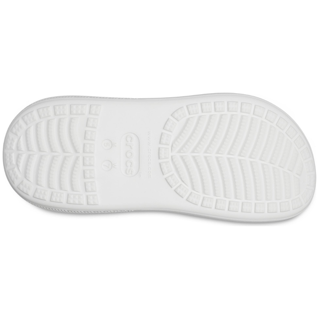 Crocs Classic Crush Clog White Кроксы Женские Сабо Классик Краш Белые - (37 р.) M5/W7 - изображение 6