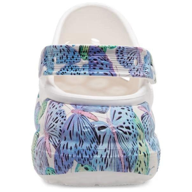 Crocs Classic Crush Clog White / Butterfly Крокси Жіночі Сабо Класік Краш Білі / Аквадрук Метелики - (36 р.) M4/W6 - Фото 5 Crocs Classic Crush Clog White / Butterfly Крокси Жіночі Сабо Класік Краш Білі / Аквадрук Метелики - (36 р.) M4/W6 - зображення 5