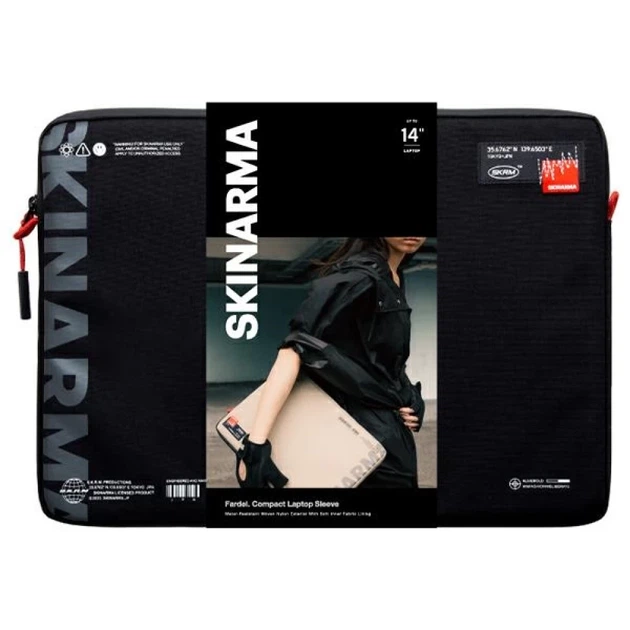 Сумка Skinarma Fardel Laptop Sleeve 14" Black (SK-FARDEL14-BLACK) - Фото 5 Сумка Skinarma Fardel Laptop Sleeve 14" Black (SK-FARDEL14-BLACK) - изображение 5