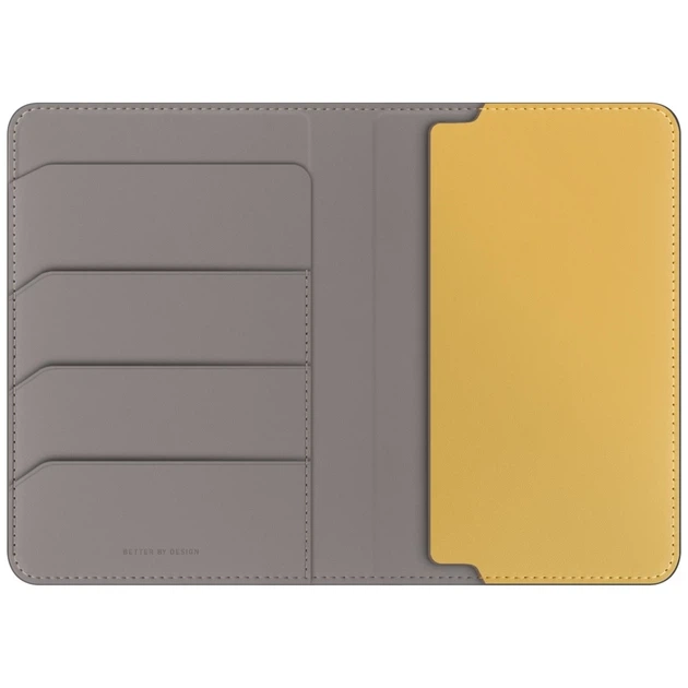 Обкладинка для паспорта Uniq Belmont RFID Grey Yellow (UNIQ-BELMONT-FGRYCYEL) - зображення 2