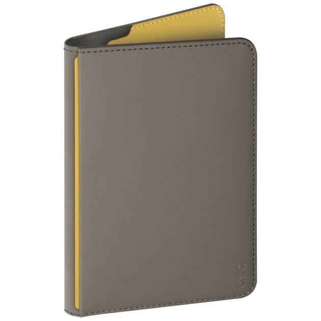 Обкладинка для паспорта Uniq Belmont RFID Grey Yellow (UNIQ-BELMONT-FGRYCYEL) - зображення 4