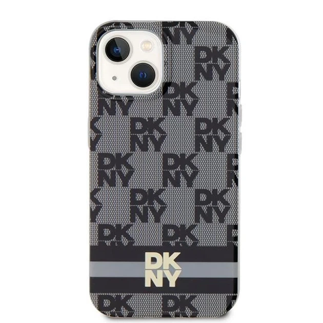 Чехол DKNY Checkered Mono Pattern & Printed Stripes для iPhone 15 / iPhone 14 / iPhone 13 Black with MagSafe (DKHMP15SHCPTSK) - Фото 3 Чехол DKNY Checkered Mono Pattern & Printed Stripes для iPhone 15 / iPhone 14 / iPhone 13 Black with MagSafe (DKHMP15SHCPTSK) - изображение 3