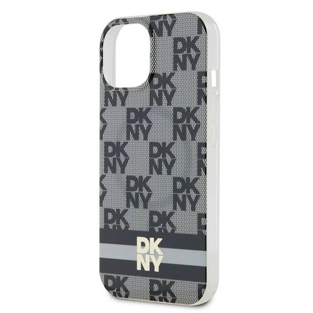 Чехол DKNY Checkered Mono Pattern & Printed Stripes для iPhone 15 / iPhone 14 / iPhone 13 Black with MagSafe (DKHMP15SHCPTSK) - Фото 6 Чехол DKNY Checkered Mono Pattern & Printed Stripes для iPhone 15 / iPhone 14 / iPhone 13 Black with MagSafe (DKHMP15SHCPTSK) - изображение 6