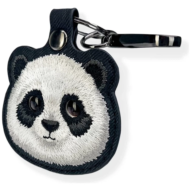 Чехол-брелок Nimmy для AirTag Big Eyed Pet 2.0 Panda Black (N-XDY-YSK-06) - изображение 3