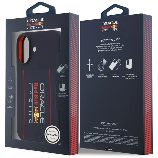 Чохол Red Bull Silicone Oversize Vertical Logo для iPhone 17 Navy with MagSafe (RBHMP17S24SIOLRV) - зображення 8