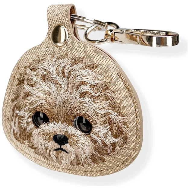 Чехол-брелок Nimmy для AirTag New Big Eyed Pet 2.0 Dog Brown (N-XDY-YSK-014) - изображение 4