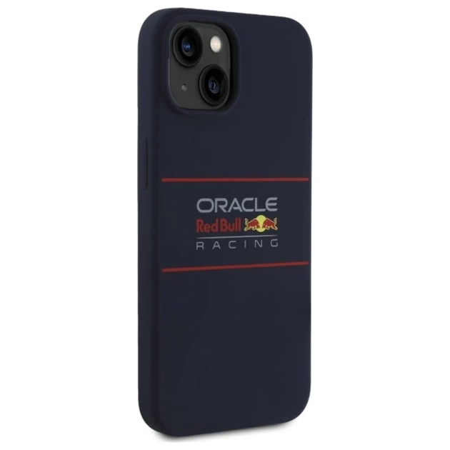 Чохол Red Bull Silicone Horizontal Logo для iPhone 15 Navy with MagSafe (RBHMP15S24SIHSRV) - зображення 4