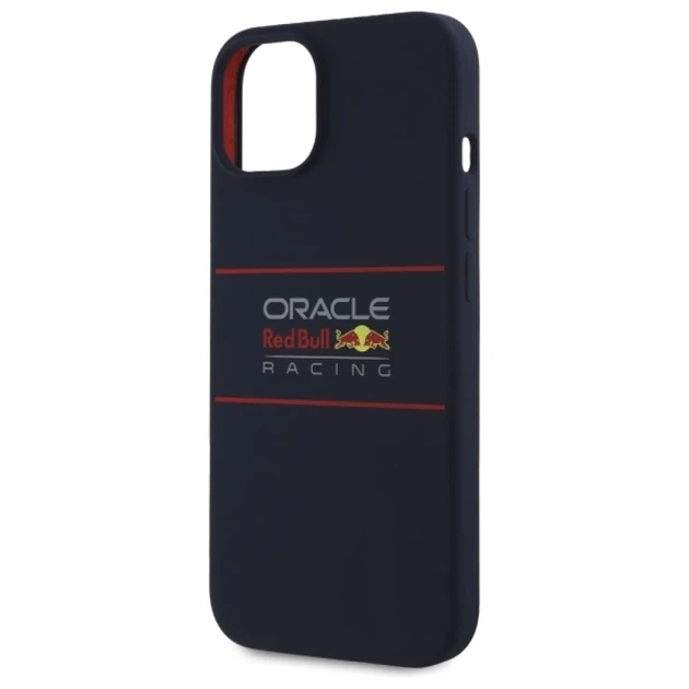 Чохол Red Bull Silicone Horizontal Logo для iPhone 15 Navy with MagSafe (RBHMP15S24SIHSRV) - зображення 6