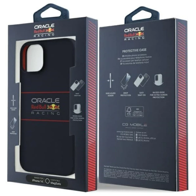Чохол Red Bull Silicone Horizontal Logo для iPhone 14 Navy with MagSafe (RBHMP14S24SIHSRV) - зображення 8