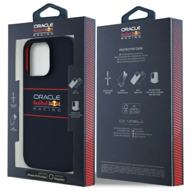 Чохол Red Bull Silicone Horizontal Logo для iPhone 15 Pro Max Navy with MagSafe (RBHMP15X24SIHSRV) - зображення 8