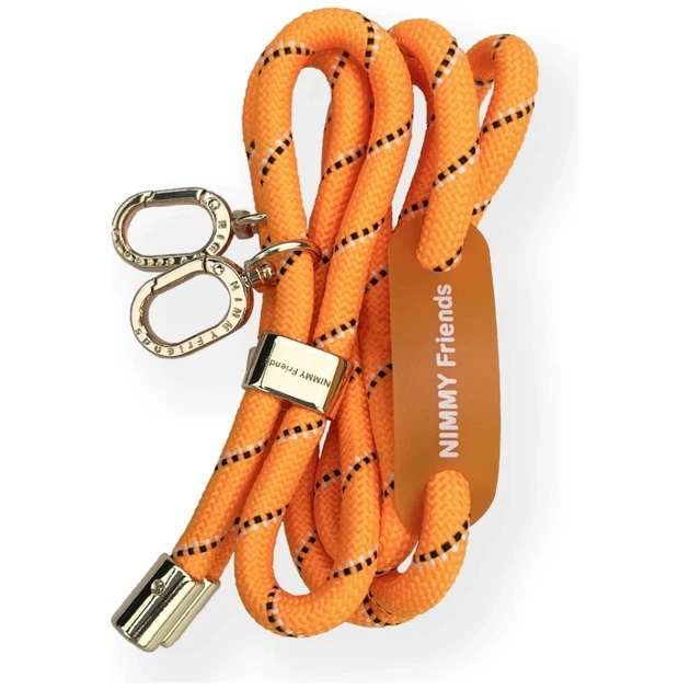 Универсальный шнурок Nimmy Cool&Cute 2.0 Orange Black (N-YJKM-GS-01) - изображение 3