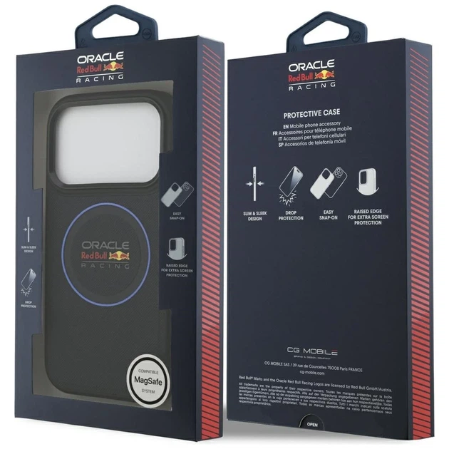 Чохол Red Bull Meshed Blue Ring & Metal Buttons для iPhone 17 Pro Navy with MagSafe (RBHMP17L24PUILVB) - зображення 8