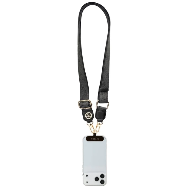 Универсальный ремешок Guess Universal CBDY 4G Tether Patch Strass Metal Logo Black (GUUCNP4DGMK) - изображение 4
