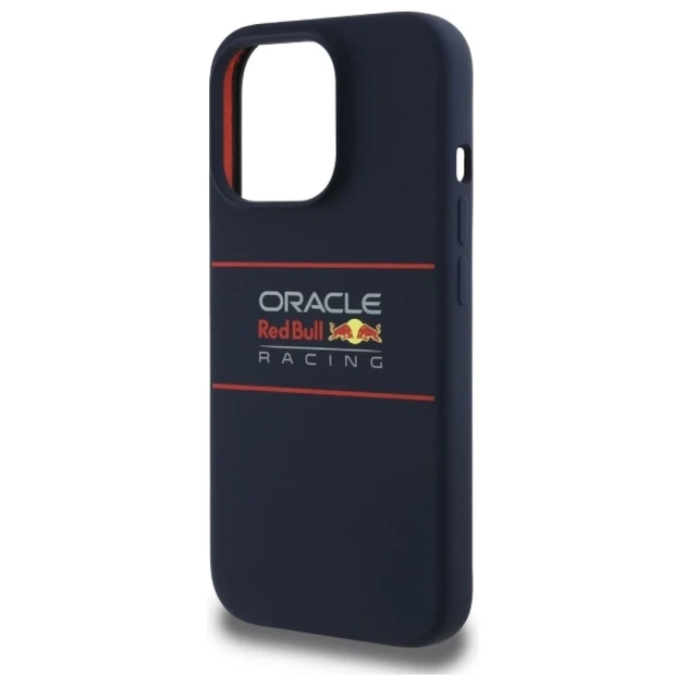 Чохол Red Bull Silicone Horizontal Logo для iPhone 14 Pro Navy with MagSafe (RBHMP14L24SIHSRV) - зображення 6