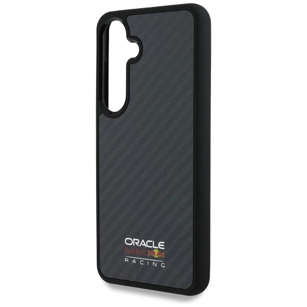 Чохол Red Bull Carbon Fiber Shiny Logo для Samsung Galaxy S25 (S931) Black with MagSafe (RBHMS25S24CFILSK) - зображення 6