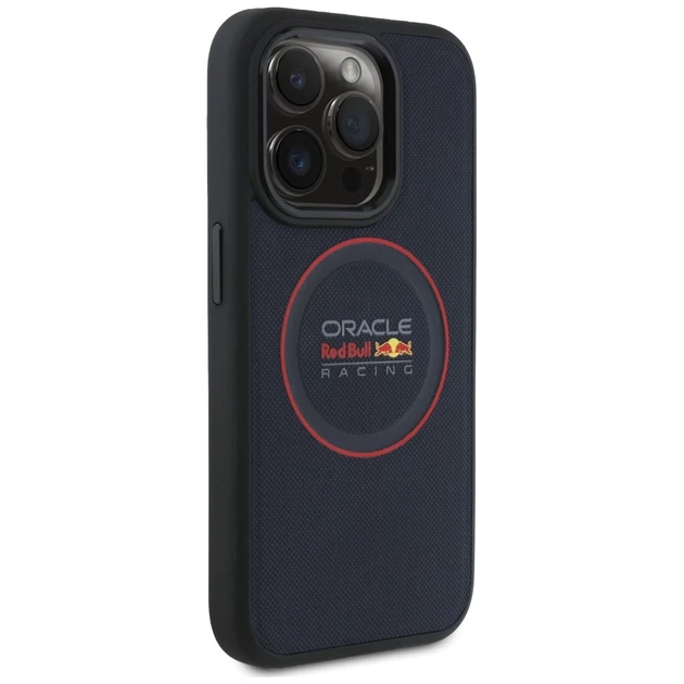Чохол Red Bull Leather Red Ring для iPhone 15 Pro Max Navy with MagSafe (RBHMP15X24PUILVR) - зображення 4
