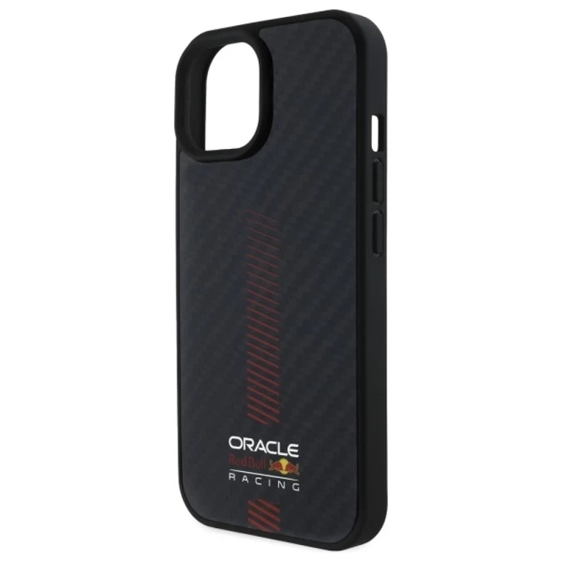 Чохол Red Bull Carbon Fiber Powerbar для iPhone 15 Black with MagSafe (RBHMP15S24CFGSMK) - зображення 6