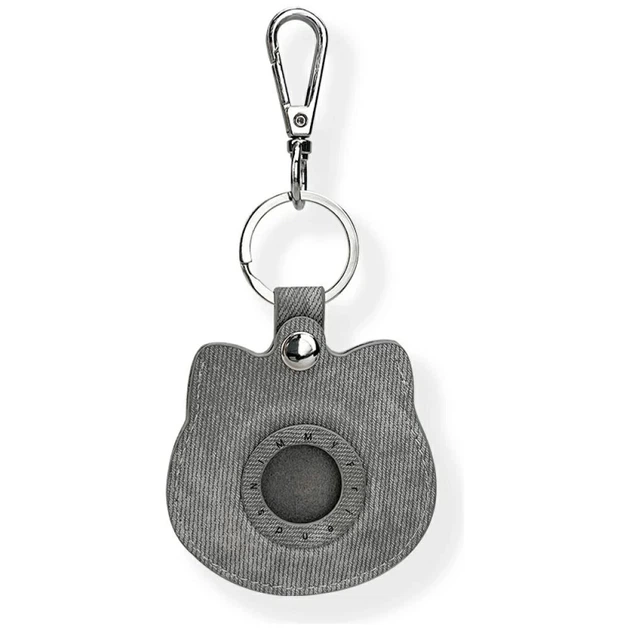 Чохол-брелок Nimmy для AirTag New Big Eyed Pet 2.0 Cat Gray (N-XDY-YSK-023) - зображення 2