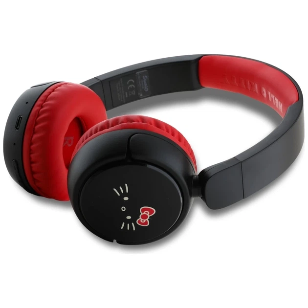 Наушники Hello Kitty Face Logo Bluetooth Red (HKOBHV6ROKFR) - изображение 2
