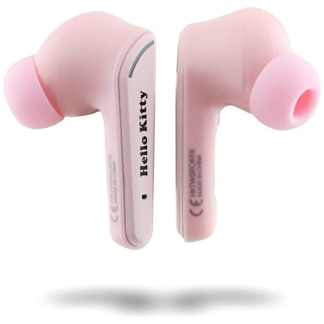 Навушники Hello Kitty O Glossy Finish TWS Pink (HKTWSROKFP) - Фото 4 Навушники Hello Kitty O Glossy Finish TWS Pink (HKTWSROKFP) - зображення 4